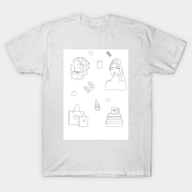 Colour me T-Shirt by meghaillustration